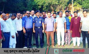ঘিওরে ফুটবল টুর্নামেন্টের উদ্বোধন