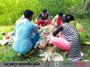 অপচনশীল বর্জ্য বিক্রি করে নার্সারি প্রতিষ্ঠা যুবফোরামের
