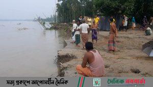 কুড়িগ্রামে নদ-নদীর পানি বৃদ্ধি, আতঙ্কে তিস্তা পাড়ের মানুষ