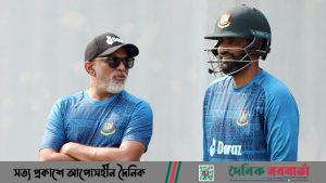চন্ডিকা হাথুরুসিংহে ও তামিম ইকবাল