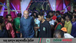 দৌলতপুরে বিভিন্ন পূজামণ্ডপ পরিদর্শন করলেন এসএম জাহিদ