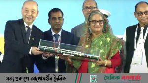 পদ্মা সেতুতে রেল চলাচল উদ্বোধন করলেন প্রধানমন্ত্রী