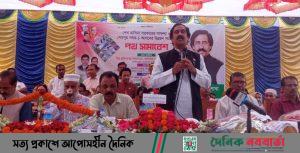'উন্নয়ন অগ্রযাত্রা ধরে রাখতে আবারো নৌকায় ভোট দিন'
