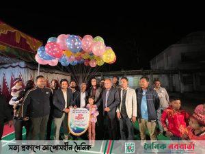 আটোয়ারীতে অফিসার্স ক্লাবের স্মার্ট ব্যাডমিন্টন কোর্টের উদ্বোধন